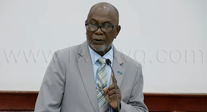 Deputy Prime Minister and MP for Central Kingstown, St. Clair Leacock.