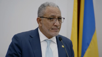 Prime Minister Godwin Friday speaking in Parliament on Thursday, Oct. 22, 2026. 