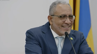 Prime Minister Godwin Friday speaking in Parliament on Thursday, Oct. 22, 2026. 