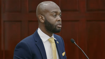 Minister of Tourism Kishore Shallow speaking in Parliament on Thursday, Oct. 22, 2026.