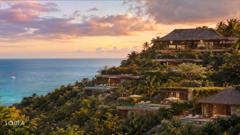 An artist's impression of SOMA Mayreau, the proposed eco-resort in Mayreau. 
